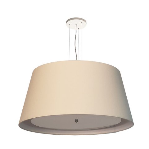Luminaria de Teto Pendente Cone Bege 50x25