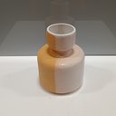 Ver imagem 2 de Vaso Decorativo Enfeite Casa Cerâmica 16x12x12cm Amarelo