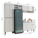 Ver imagem 2 de Cozinha Modulada Completa Vanessa 230 com Balcão Aereo