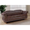 Ver imagem 3 de Namoradeira Chesterfield 3 Lugares Merlô Courano Pinhão