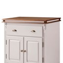 Ver imagem 2 de Balcão Buffet 2 Portas 1 Gavetas Manchester 2000 Linz Móveis - Off White/Imbuia