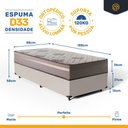 Ver imagem 4 de Cama Box com Colchão de Espuma D33 Millenium One Face Solteiro 88cm