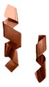 Ver imagem 1 de Kit Decoração 02 Esculturas Parede Abstrato Sala Hall Escritório Loja Home Decor Cobre