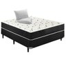 Cama Box Casal Ortopédica Conjugada 49x138x188 - Tampo Branco - 2