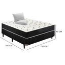 Ver imagem 3 de Cama Box Casal Ortopédica Conjugada 49x138x188 - Tampo Branco