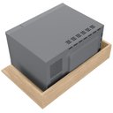 Ver imagem 7 de Kit 04 Suportes Suspensos para Micro-ondas Forno 60x40 Cm Class L03 Amadeirado - Lyam