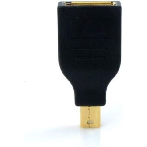 Adaptador Dp Femea/mini Dp Macho Pluscable Adp-201bk 441041200400