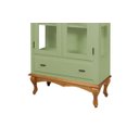 Ver imagem 5 de Cristaleira 1 Gaveta Luis Xv - Pistache