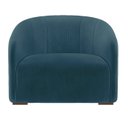 Ver imagem 2 de Poltrona Decorativa Julia Suede Azul Royal - Dominic Decor