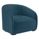 Ver imagem 1 de Poltrona Decorativa Julia Suede Azul Royal - Dominic Decor
