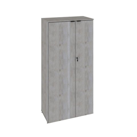 Armário Alto Fechado com 02 Portas 161,5x80x42cm Wlaf80 Snow - Preto