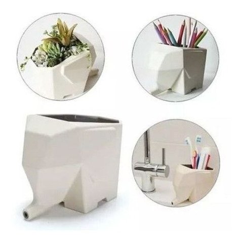 Escorredor Talheres Elefante Porta Escovas Vaso Casa