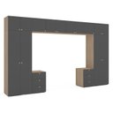 Ver imagem 2 de Guarda-Roupa Modular 370cm Frame Yescasa