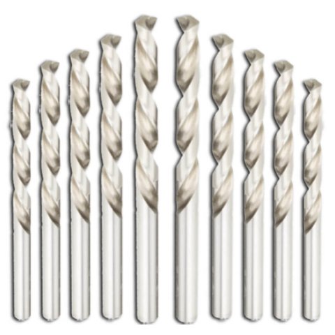 Broca para Metal de Aço Rápido HSS-G 1/4"x3 31/32 10 Unidades - 2608585448000 - BOSCH