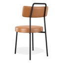 Ver mais imagens de Kit 02 Cadeiras Sala de Jantar Kobe Estofada com Encosto Couríssimo Whisky - Desk Design