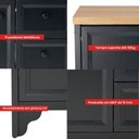 Ver imagem 4 de Gabinete Banheiro com Tampo 1 Pt 3 Gv 79 Cm Bn05 Branco Dtall