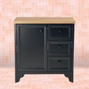 Ver imagem 3 de Gabinete Banheiro com Tampo 1 Pt 3 Gv 79 Cm Bn05 Branco Dtall