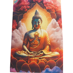 Quadro Buda Meditando 20x30 Arte de Parede - 1