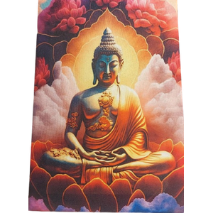 Quadro Buda Meditando 20x30 Arte de Parede
