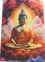 Ver imagem 1 de Quadro Buda Meditando 20x30 Arte de Parede