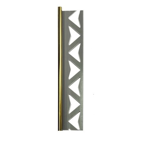 Perfil de Aço Inox 1,2CMX250CM Filete Barra 2,5m Dourado/Brilho Formaco Decor