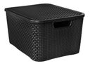 Ver mais imagens de Caixas/cesto Organizador Rattan Preto 17 Litros
