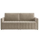 Ver imagem 7 de Sofá Cama Retrátil 3 Lugares 192 cm Egeu Veludo Bege - Nexta Casa
