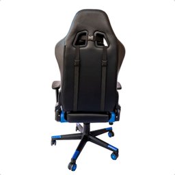Cadeira Gamer Regulável Ergonômica Confortável Premium - Azul - 6