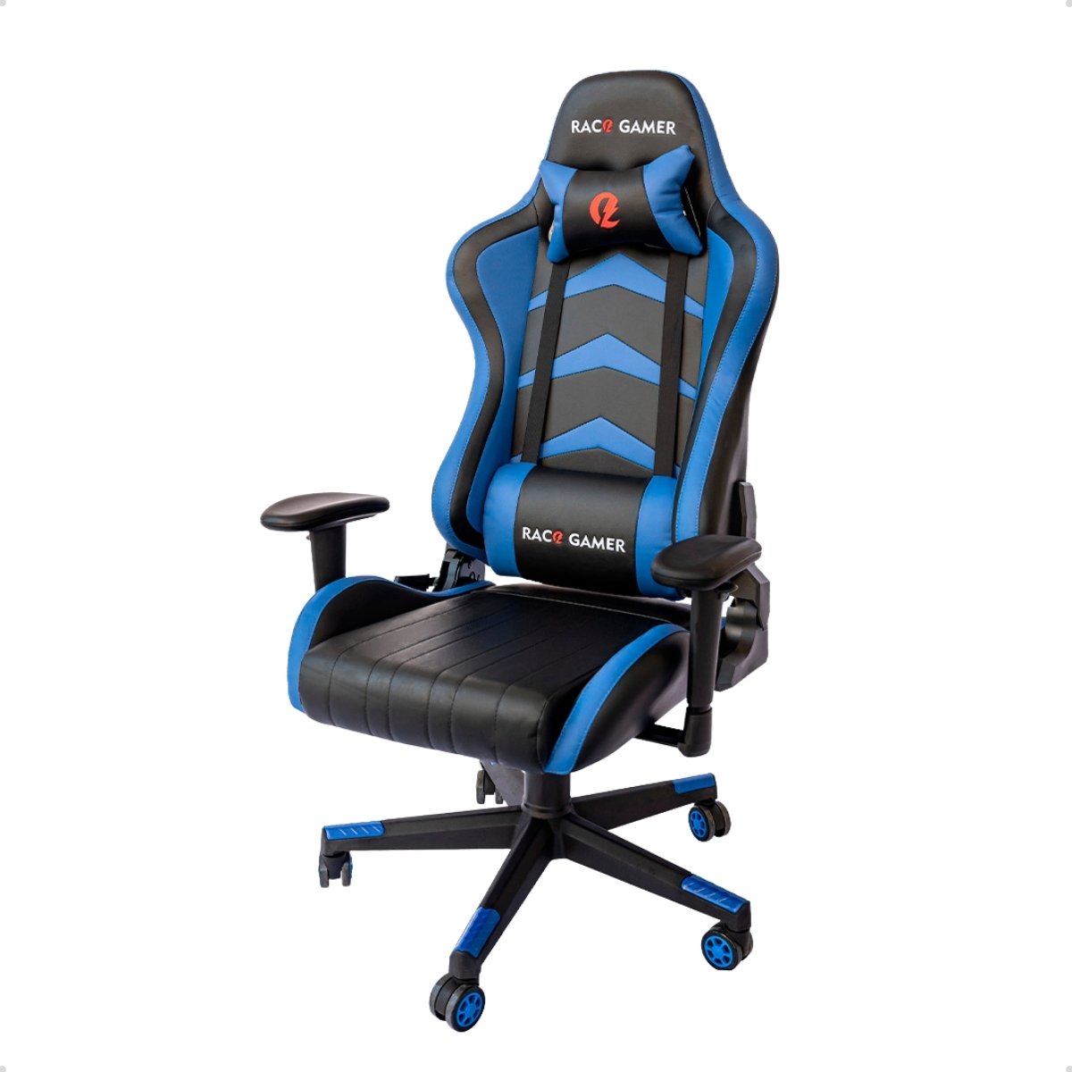 Cadeira Gamer Regulável Ergonômica Confortável Premium - Azul