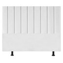 Ver imagem 1 de Cabeceira Estofada de Cama Casal King 195 Cm Alice Corino Cor:branco