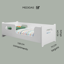 Ver imagem 2 de Cama Infantil Juvenil Montessoriana Segura