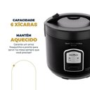 Ver imagem 2 de Panela de Arroz Elétrica Britânia BPA06A 2L 400W Revestimento Antiaderente Preto 110V