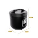 Ver imagem 3 de Panela de Arroz Elétrica Britânia BPA06A 2L 400W Revestimento Antiaderente Preto 110V