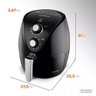 Fritadeira Air Fryer New Pratic Af-31 Preto Mondial 220v - 7