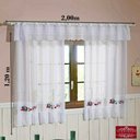 Ver imagem 1 de Cortina Cozinha 2,00 X 1,20m Renda Panela De Pressão