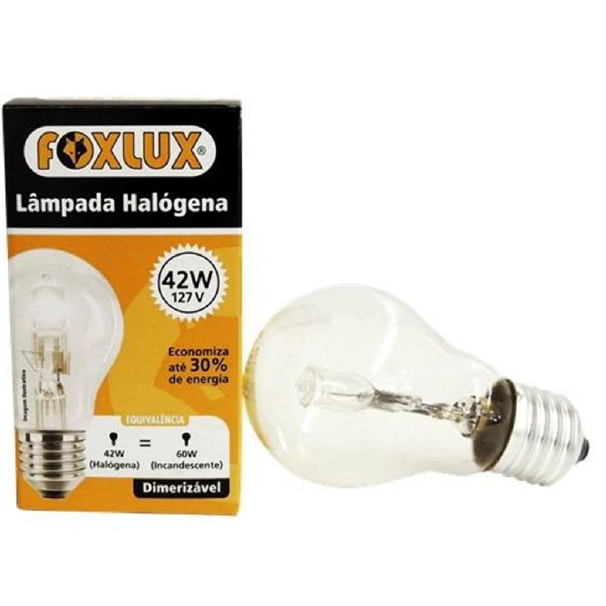 Lampada Halogena Classica 42w 127v Foxlux - 4