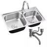 Cuba Dupla Cozinha Gourmet Aço Inox 78x43cm Deend - 1