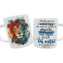 Ver imagem 1 de Caneca Jesus Leão De Judá Yeshua Salmos 23 4