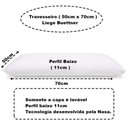 Ver imagem 2 de Travesseiro Buettner Perfil Baixo Liege 50cm X 70cm Branco