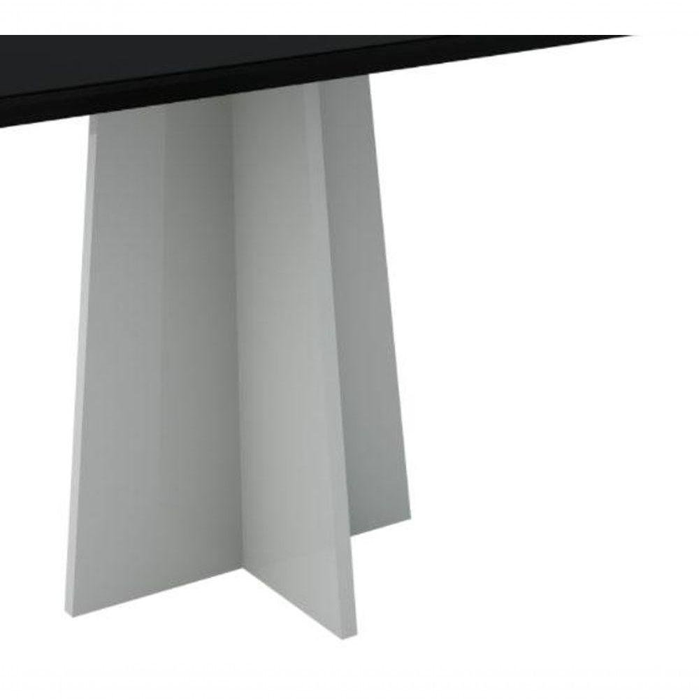 Mesa De Jantar Anitta 1200X800 Off White/Preto - New Ceval - 3