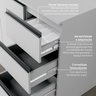Cozinha Modulada 5 Peças 3 Aéreos 2 Balcões Nara CabeCasa MadeiraMadeira - 15