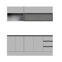 Ver imagem 4 de Cozinha Modulada 5 Peças 3 Aéreos 2 Balcões Nara CabeCasa MadeiraOriginals