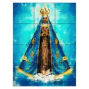 Ver imagem 1 de Quadro Nossa Senhora Aparecida 80x60 em Azulejos