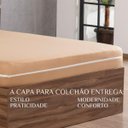 Ver imagem 2 de Capa Colchão Casal King em Malha Zíper Estilo e Praticidade
