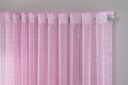 Ver imagem 2 de Cortina Voil Xadrez para Sala, Quarto e Cozinha 6,00 X 2,80 Rosa