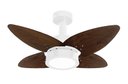 Ver imagem 1 de Ventilador de Teto Aspen LED Venti-delta 6000k Branco 4Pás Imbuia 110V+Controle