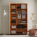 Ver imagem 2 de Armario Multiuso Grande e Reforçado Ouro Fechadura com Chave Nature