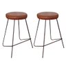 Kit 2 Banqueta Banco Aço Média Cozinha Bar Balcão 63cm Whisk - 1