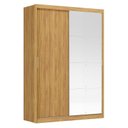 Ver imagem 2 de Guarda Roupa Casal Riva 22515k com Espelho Cinamon Touch Off White Flex - Demóbile