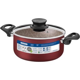 Caçarola Tramontina Antiaderente Paris 28cm Vermelho - 5
